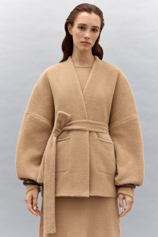 Amber – Fluffy Yarn Kimono Cardigan