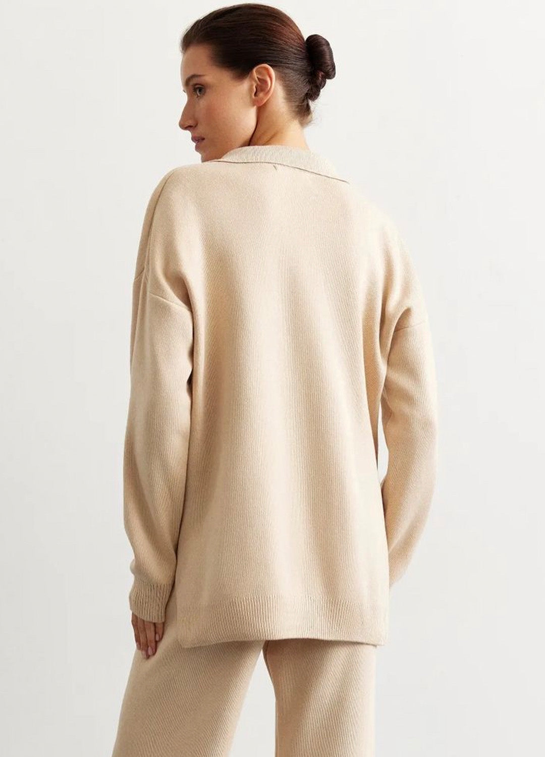 Pollo Collar Detail Oversized Jumper