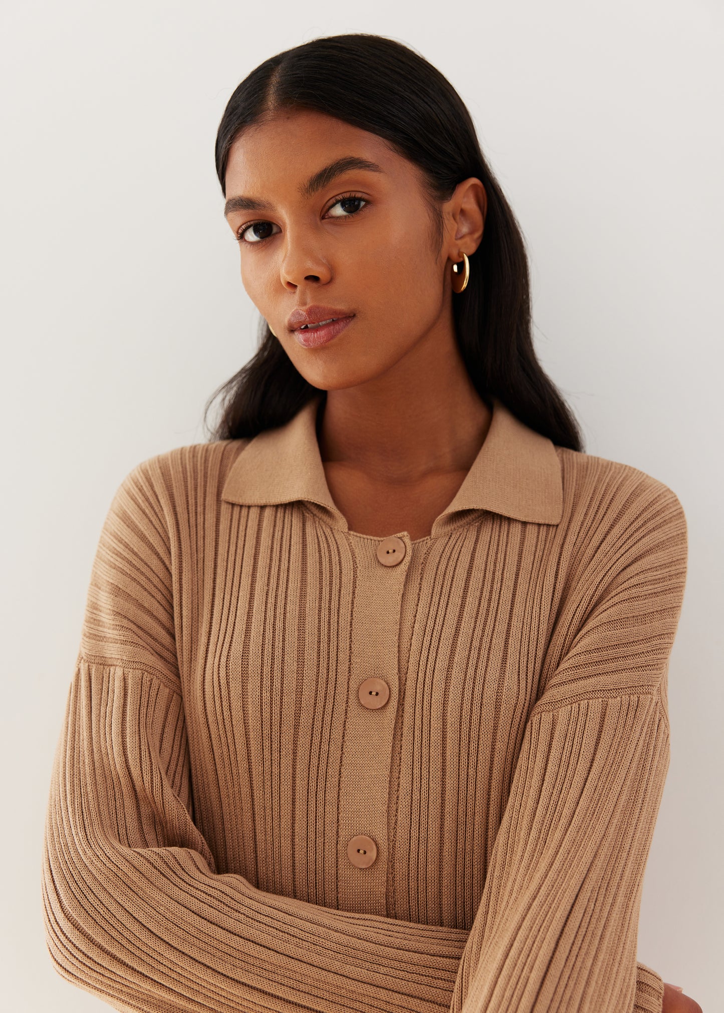 Straight Leg Fractured Trousers Adaline