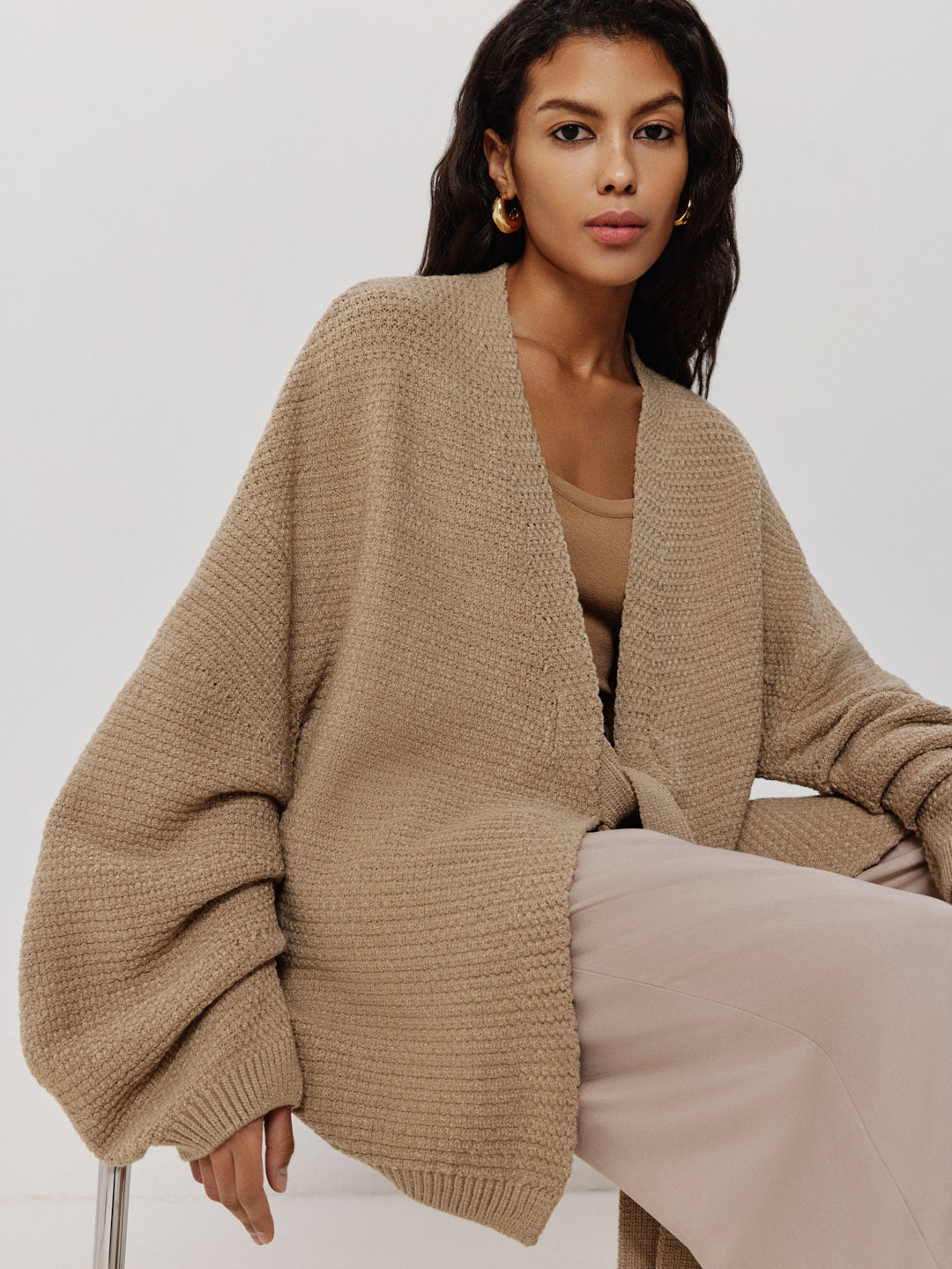 Oversized Cardigan Ruby