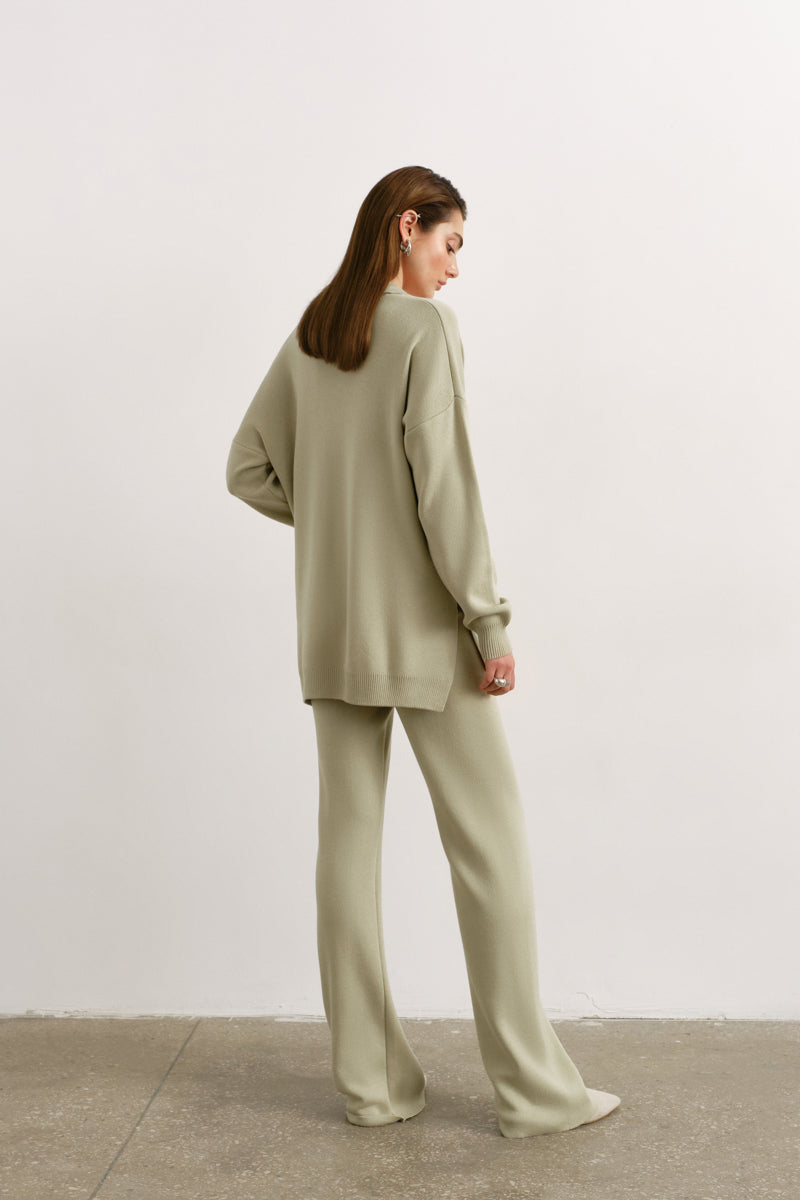 Straight Leg Trousers Lana Grey