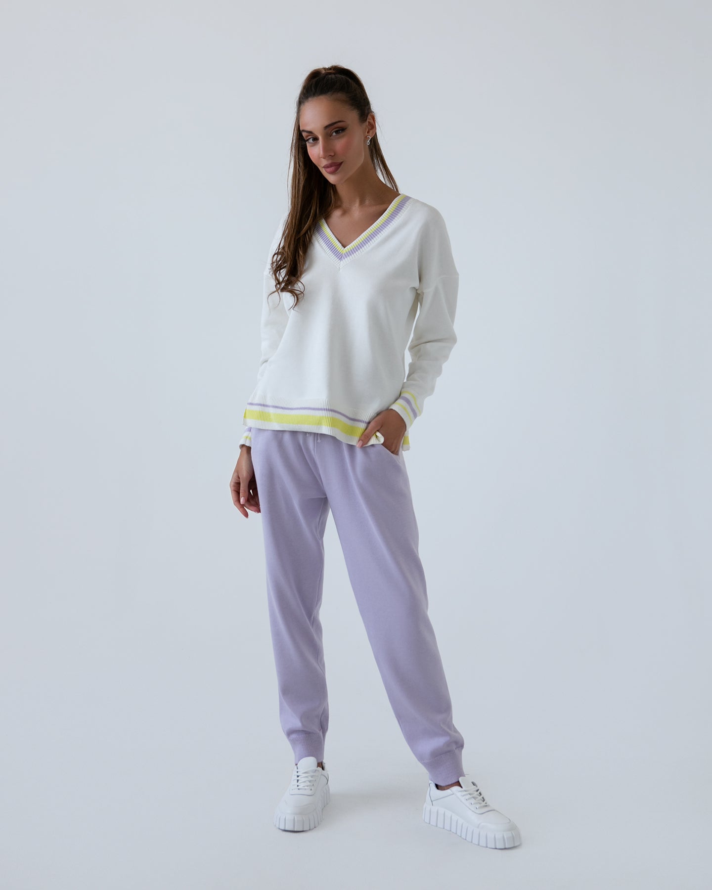 V-Neck Jumper Kolibri