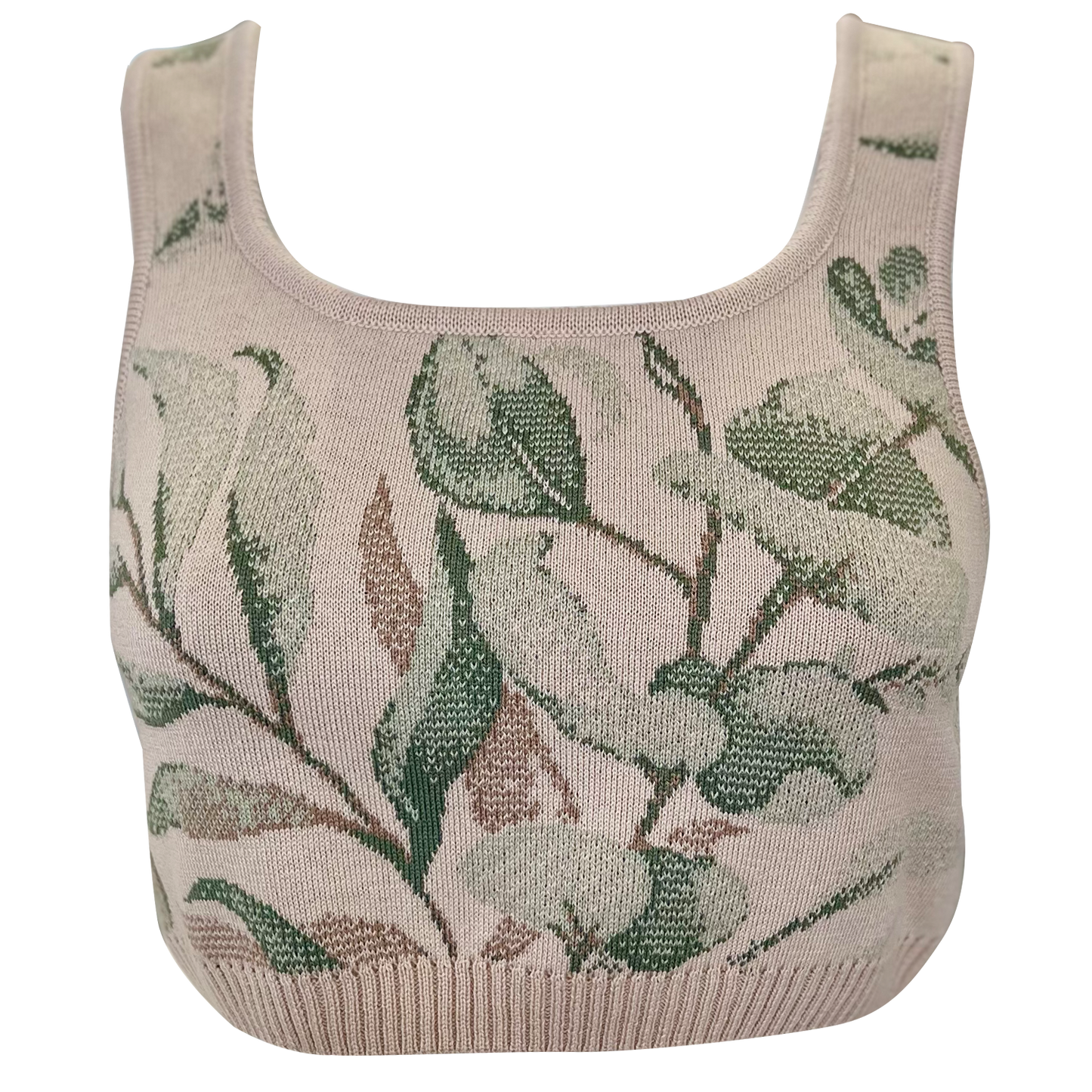Cotton Rich Printed Knitted Top
