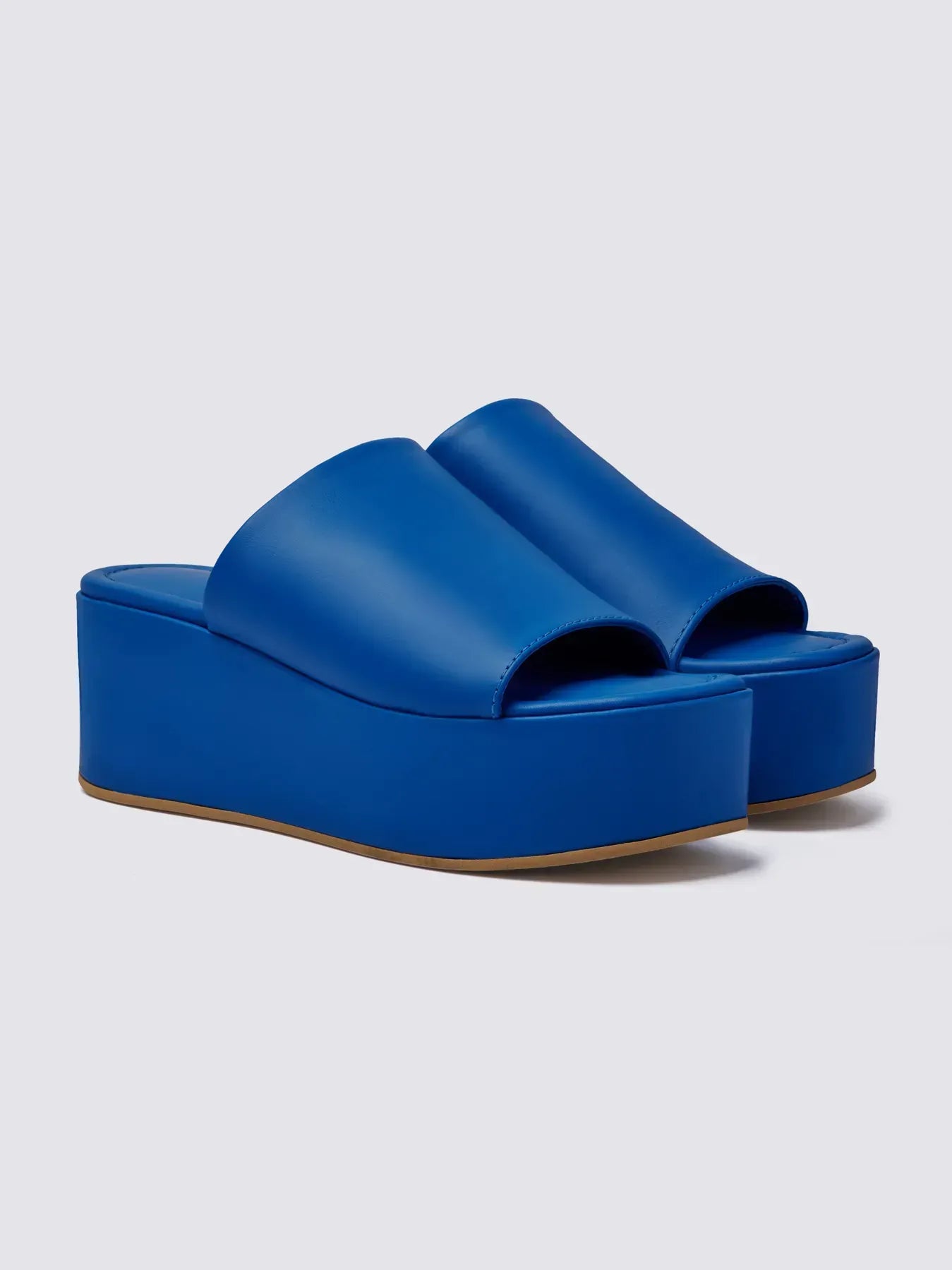 VIM Leather Platform Sabots