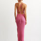 Summer Maxi Dress With Lace Up Back