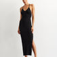 Summer Maxi Dress With Lace Up Back