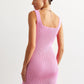 Elastic Band Mini Dress