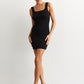 Elastic Band Mini Dress