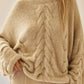 Oversized Sweater in Soft Fluffy Yarn Aria Grey