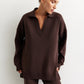 Pollo Collar Detail Oversized Jumper