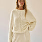 Oversized Sweater in Soft Fluffy Yarn Aria Grey