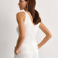 Ribbed Top With Decorative Buttons Milk