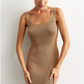 Elastic Band Mini Dress