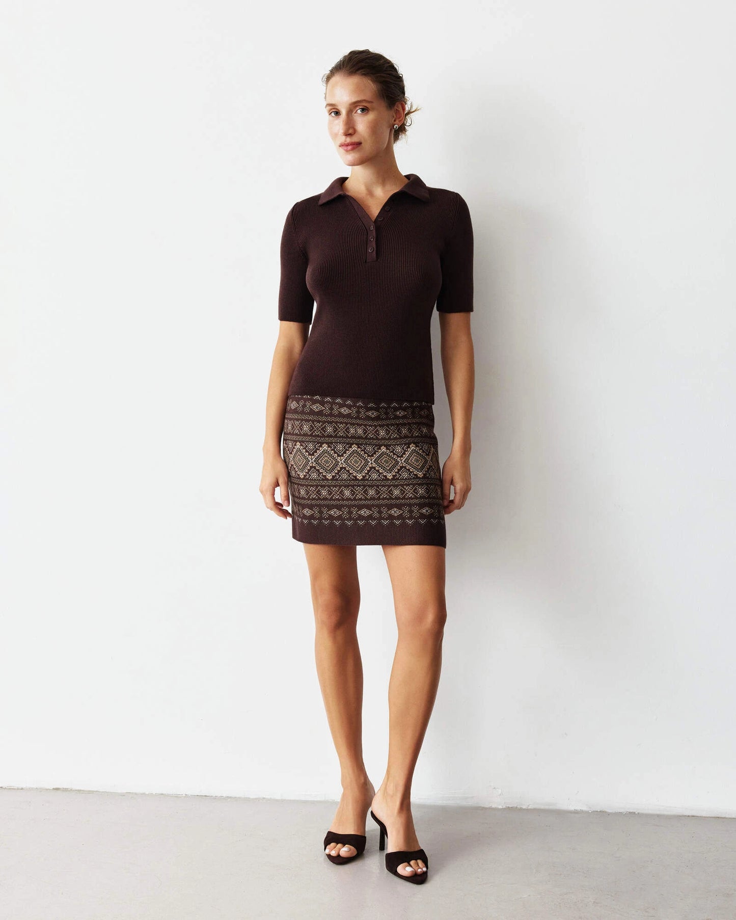 Grace Polo T-Shirt Terracotta