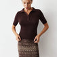 Grace Polo T-Shirt Terracotta