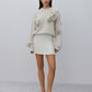 Oversized Decorated Sweater Rose