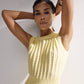 Knitted Midi Dress Estel Yellow