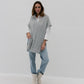 Longline Vest From Fluffy Yarn
