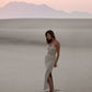 Summer Maxi Dress With Lace Up Back