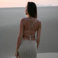 Summer Maxi Dress With Lace Up Back