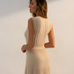 Knitted Midi Dress Estel Cream