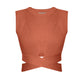 Banded Top Anna Terracotta