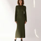 Dress with Slits on the Sleeves - Secret Chocolate