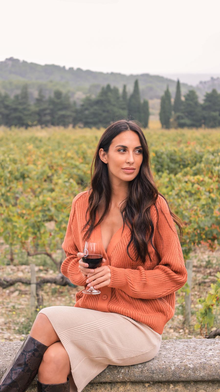 Cotton Rich Textured V-Neck Cardigan Geometria Cream