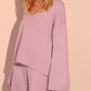 Knitted Flared Trousers Fly