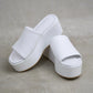 VIM Leather Platform Sabots