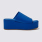 VIM Leather Platform Sabots