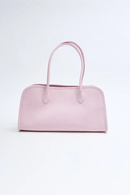 Leather HILLARY Shoulder Bag Pink