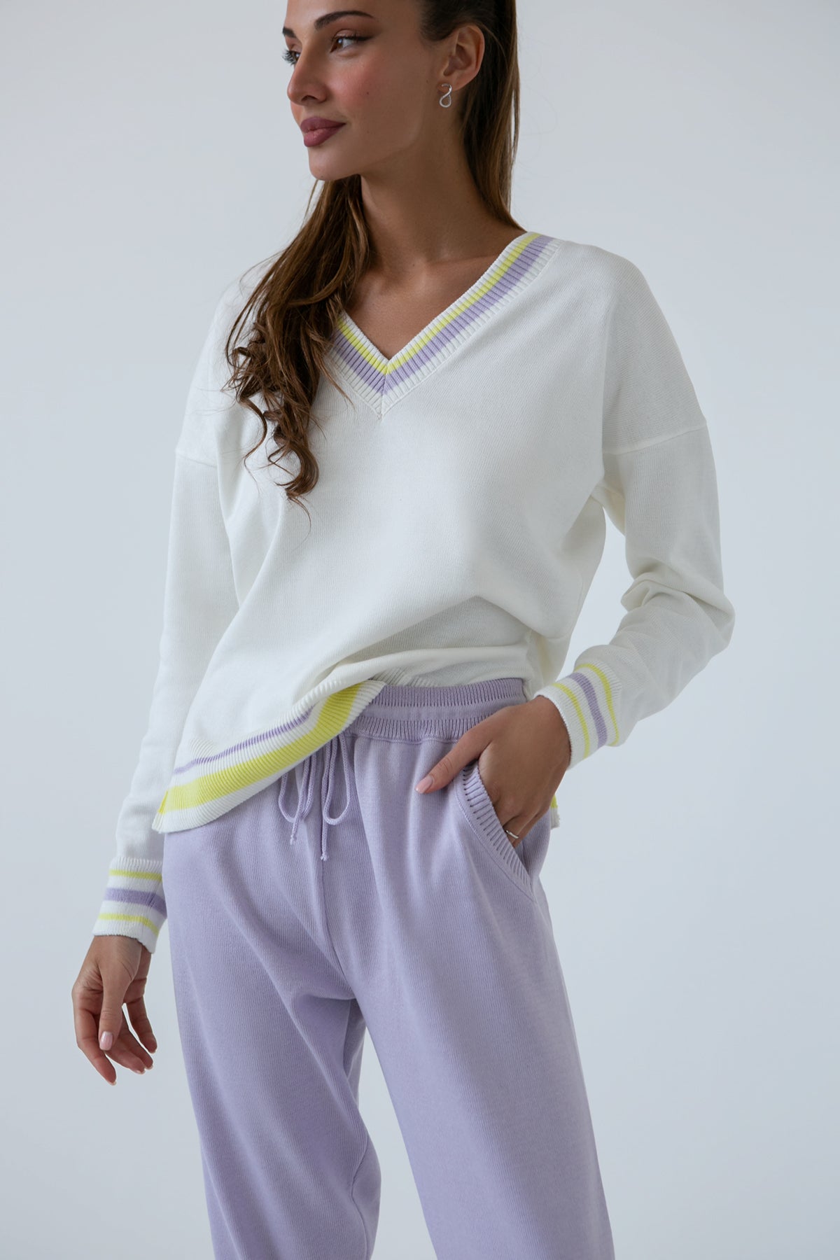 V-Neck Jumper Kolibri