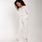 Women's Angora Lounge Jumper And Jogger Trousers Milk
